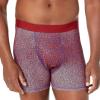imageAmazon Essentials Mens Underwear Boxer Briefs Comfortable Cotton TagFree Pack of 5Dark Blue FloralGrey HeatherLight Pink Diamond PrintNavyRed