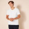 imageAmazon Essentials Mens VNeck Undershirt Breathable Cotton Pack of 6White