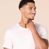 imageAmazon Essentials Mens VNeck Undershirt Breathable Cotton Pack of 6White
