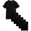 imageAmazon Essentials Mens VNeck Undershirt Breathable Cotton Pack of 6Black