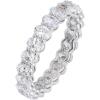 imageAmazon Essentials 14K Gold Plated Cubic Zirconia Stackable Statement RingRhodium Plated