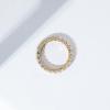 imageAmazon Essentials 14K Gold Plated Cubic Zirconia Stackable Statement RingYellow Gold