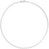 imageAmazon Essentials 14K Gold Plated Paperclip Chain NecklaceSilver