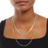 imageAmazon Essentials 14K Gold Plated Paperclip Chain NecklaceSilver