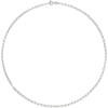 imageAmazon Essentials 14K Gold Plated Paperclip Chain NecklaceSilver