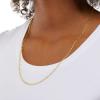 imageAmazon Essentials 14K Gold Plated Paperclip Chain NecklaceYellow Gold