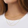 imageAmazon Essentials 14K Gold Plated Paperclip Chain NecklaceYellow Gold