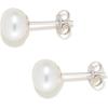 imageAmazon Essentials 14K Gold Plated Sterling Silver Freshwater Pearl StudSilver