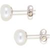 imageAmazon Essentials 14K Gold Plated Sterling Silver Freshwater Pearl StudSilver