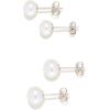 imageAmazon Essentials 14K Gold Plated Sterling Silver Freshwater Pearl StudSilver