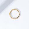imageAmazon Essentials 14K Gold or Rhodium Plated Sterling Silver Chain Link Band RingYellow Gold