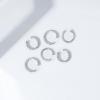 imageAmazon Essentials 14K Gold or Rhodium Plated Sterling Silver Set of 3 Ear CuffsSilver