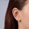 imageAmazon Essentials 14K Gold or Rhodium Plated Sterling Silver Set of 3 Ear CuffsSilver
