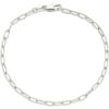imageAmazon Essentials 14K Paperclip Chain BraceletSilver