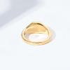 imageAmazon Essentials 14K Plated Sterling Silver Round Signet RingYellow Gold