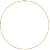 imageAmazon Essentials 14k Gold or Sterling Silver Plated Figaro Chain 16quot 18quot 20quot or 24quotYellow Gold