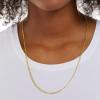 imageAmazon Essentials 14k Gold or Sterling Silver Plated Figaro Chain 16quot 18quot 20quot or 24quotYellow Gold