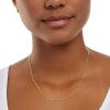 imageAmazon Essentials 14k Gold or Sterling Silver Plated Figaro Chain 16quot 18quot 20quot or 24quotYellow Gold