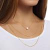 imageAmazon Essentials 14k Gold or Sterling Silver Plated Figaro Chain 16quot 18quot 20quot or 24quotYellow Gold