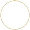 imageAmazon Essentials 14k Gold or Sterling Silver Plated Figaro Chain 16quot 18quot 20quot or 24quotYellow Gold