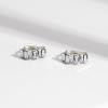 imageAmazon Essentials Baguette Stack Huggie Hoop EarringsWhite