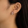 imageAmazon Essentials Baguette Stack Huggie Hoop EarringsYellow Gold