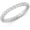 imageAmazon Essentials IGI Certified Lab Grown Diamond Eternity Band in Solid 14k Gold VS1VS2 Clarity GH Color  Eternity Ring  Stackable Rings for WomenWhite Gold