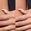 imageAmazon Essentials IGI Certified Lab Grown Diamond Eternity Band in Solid 14k Gold VS1VS2 Clarity GH Color  Eternity Ring  Stackable Rings for WomenWhite Gold