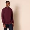 imageAmazon Essentials Mens 100 Cotton Rib Knit Turtleneck SweaterBurgundy