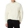imageAmazon Essentials Mens 100 Cotton Rib Knit Turtleneck SweaterIvory