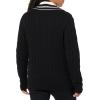 imageAmazon Essentials Mens Cable Knit VNeck SweaterBlack