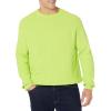 imageAmazon Essentials Mens Crewneck Cable Cotton SweaterLime Green