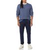 imageAmazon Essentials Mens LongSleeve 100 Cotton Fisherman Cable Crewneck SweaterDark Blue