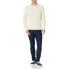 imageAmazon Essentials Mens LongSleeve 100 Cotton Fisherman Cable Crewneck SweaterOffwhite