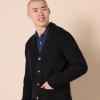 imageAmazon Essentials Mens LongSleeve Soft Touch Cardigan SweaterBlack
