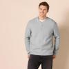 imageAmazon Essentials Mens LongSleeve Soft Touch Henley SweaterMedium Grey Heather