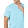 imageAmazon Essentials Mens Short Sleeve TShirts SlimFit Crewneck Pack of 2Aqua Blue