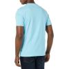imageAmazon Essentials Mens Short Sleeve TShirts SlimFit Crewneck Pack of 2Aqua Blue
