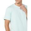 imageAmazon Essentials Mens Short Sleeve TShirts SlimFit Crewneck Pack of 2Aqua BlueLight Blue