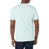imageAmazon Essentials Mens Short Sleeve TShirts SlimFit Crewneck Pack of 2Aqua BlueLight Blue