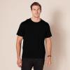 imageAmazon Essentials Mens Short Sleeve TShirts SlimFit Crewneck Pack of 2Black