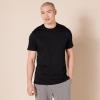 imageAmazon Essentials Mens Short Sleeve TShirts SlimFit Crewneck Pack of 2Black