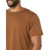 imageAmazon Essentials Mens Short Sleeve TShirts SlimFit Crewneck Pack of 2BlackBrown