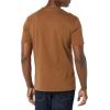 imageAmazon Essentials Mens Short Sleeve TShirts SlimFit Crewneck Pack of 2BlackBrown