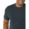 imageAmazon Essentials Mens Short Sleeve TShirts SlimFit Crewneck Pack of 2BlackCharcoal Heather