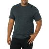 imageAmazon Essentials Mens Short Sleeve TShirts SlimFit Crewneck Pack of 2BlackCharcoal Heather