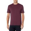 imageAmazon Essentials Mens Short Sleeve TShirts SlimFit Crewneck Pack of 2BurgundyCharcoal Heather