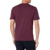 imageAmazon Essentials Mens Short Sleeve TShirts SlimFit Crewneck Pack of 2BurgundyCharcoal Heather