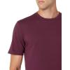 imageAmazon Essentials Mens Short Sleeve TShirts SlimFit Crewneck Pack of 2BurgundyCharcoal Heather
