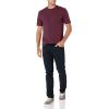 imageAmazon Essentials Mens Short Sleeve TShirts SlimFit Crewneck Pack of 2BurgundyCharcoal Heather